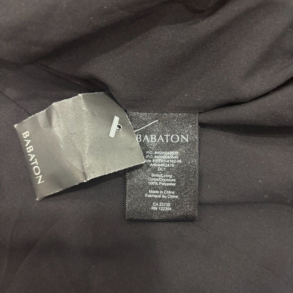 Aritzia Babaton Single-Breasted Blazer Black Lined Womens 6 Quiet Luxury Minimal - Picture 4 of 7